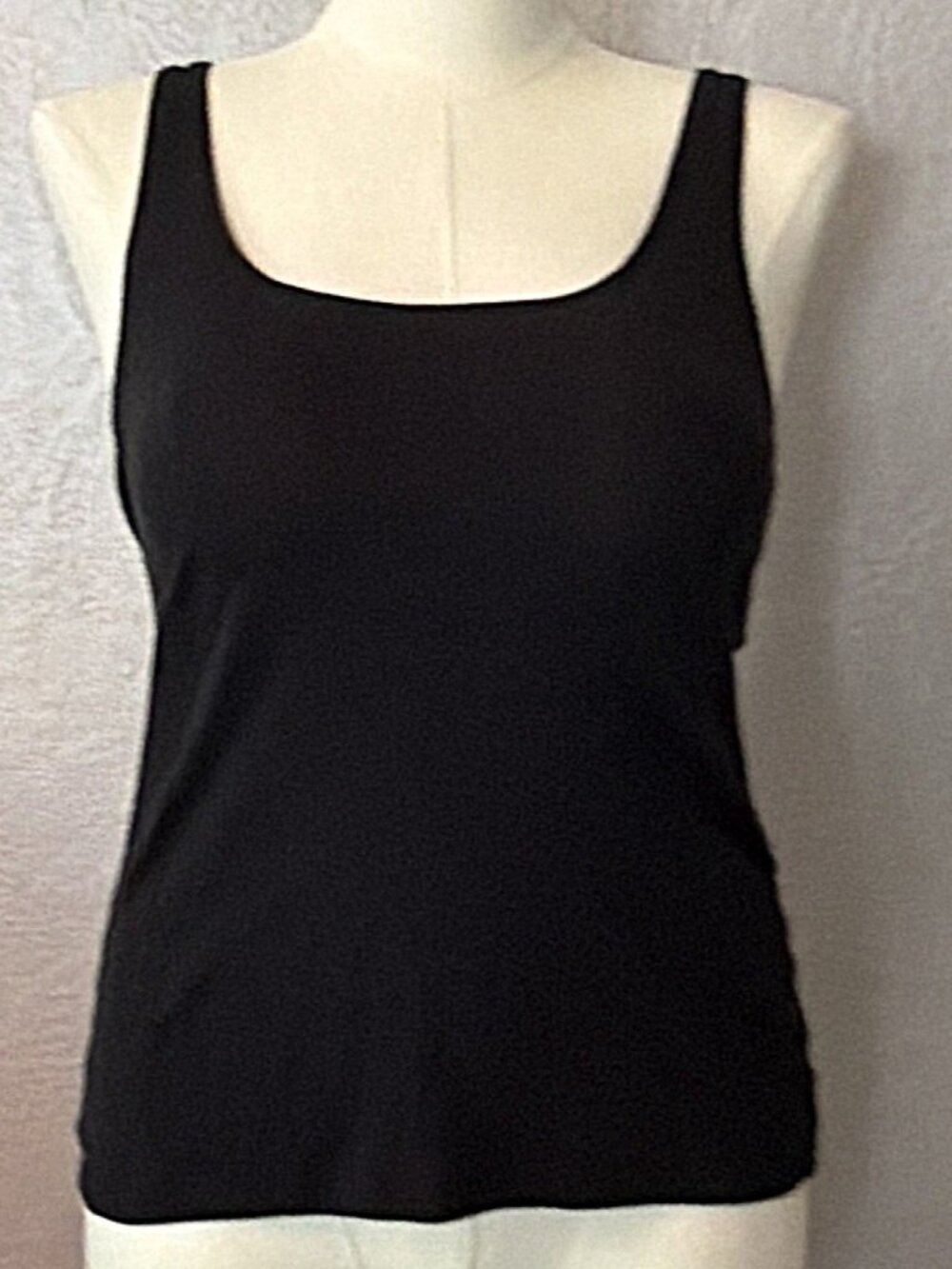 LOFT Black 100% Cotton Basic Tank Top Clean Classic Minimalist Large